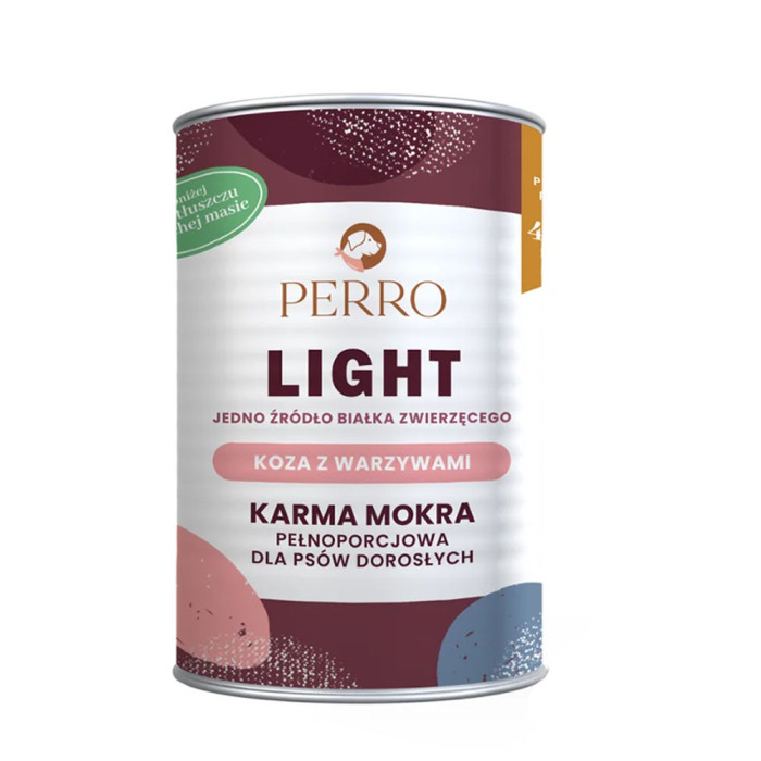 Perro Light Koza z warzywami puszka 400g
