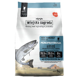 Wiejska Zagroda Monobiałkowa Łosoś sucha karma dla kota 3kg
