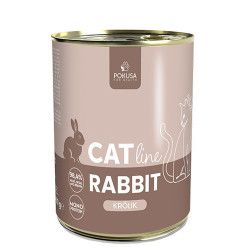 Pokusa CatLine mokra karma dla kotów Królik 400g