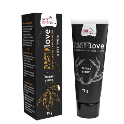 Syta Micha PasteLOVE mięsna pasta dla psa Łosoś z tapioką 75g Syta Micha - 1
