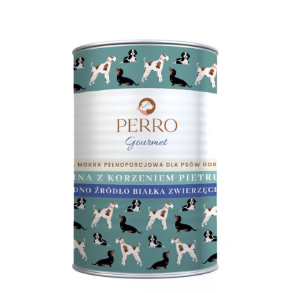 Perro Gourmet mokra karma dla psa Konina z pietruszką 400g Perro - 1