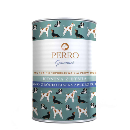 Perro Gourmet mokra karma dla psa Konina z dynią 400g Perro - 1