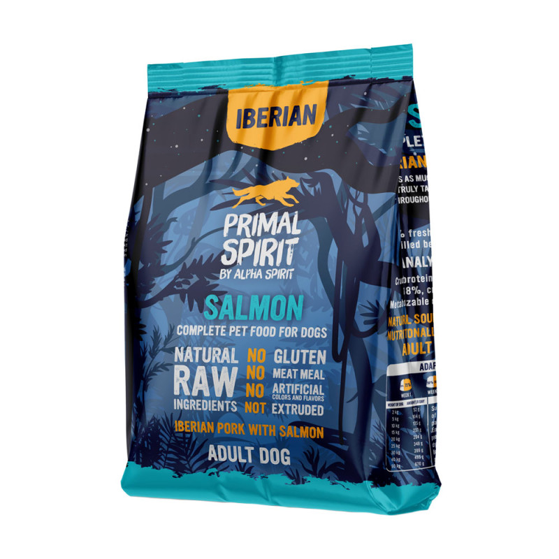 Primal Spirit Iberian Salmon sucha karma dla psów 1kg
