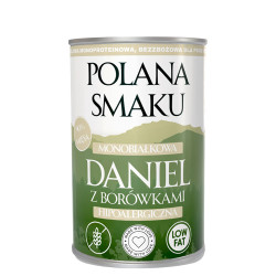 Polana Smaku Daniel z borówkami mokra karma dla psa 400g