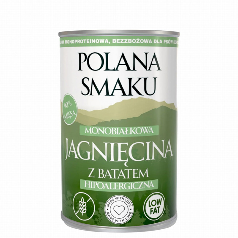 Polana Smaku Jagnięcina z Batatami mokra karma dla psa 400g