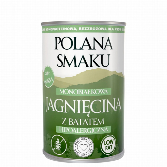 Polana Smaku Jagnięcina z Batatami mokra karma dla psa 400g
