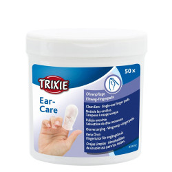 Trixie Ear Care Czyste uszy nakładki na palce 50 sztuk