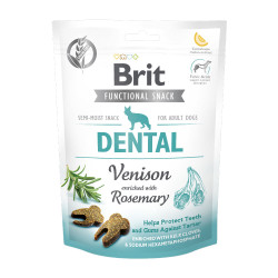 Brit Care Dog Dental Functional Snack Jeleń z rozmarynem 150g