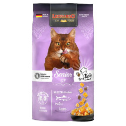 Leonardo Senior GF Łosoś 300g - sucha karma dla starszych kotów