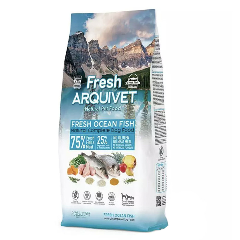 Arquivet Fresh Ryba Oceaniczna Półwilgotna karma dla psa 10 kg