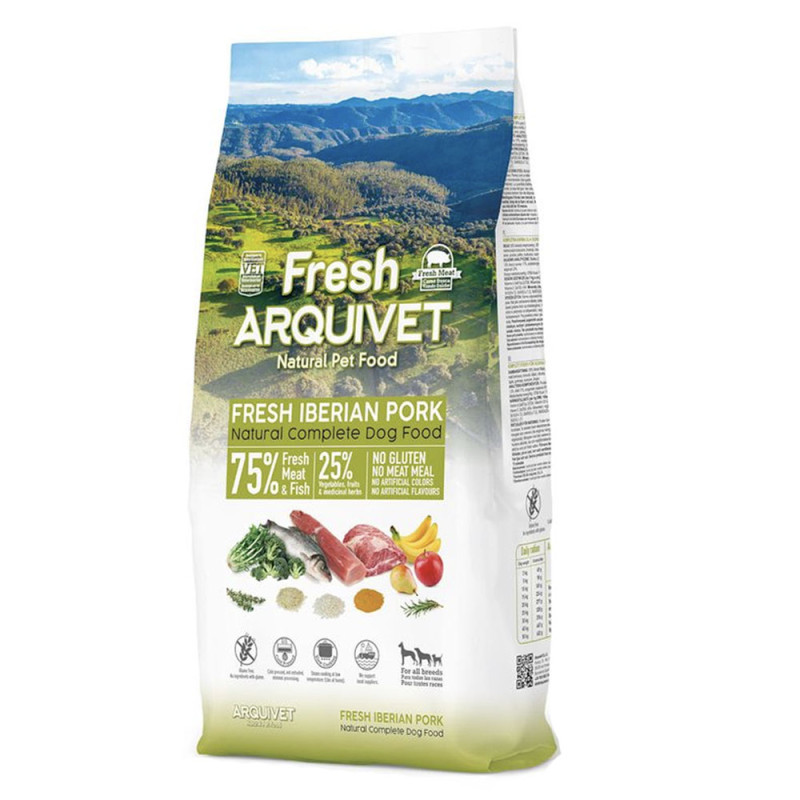 Arquivet Fresh Wieprzowina Iberyjska i Ryba Oceaniczna Półwilgotna karma dla psa 10 kg