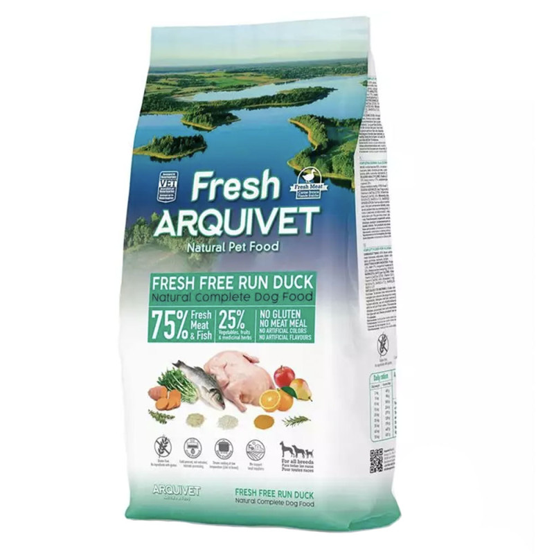 Arquivet Fresh Kaczka i Ryba Oceaniczna Półwilgotna karma dla psa 10 kg