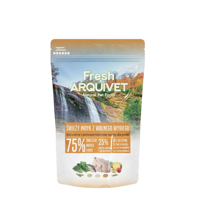 Arquivet Fresh Indyk i Ryba Oceaniczna Półwilgotna karma dla psa 100 g