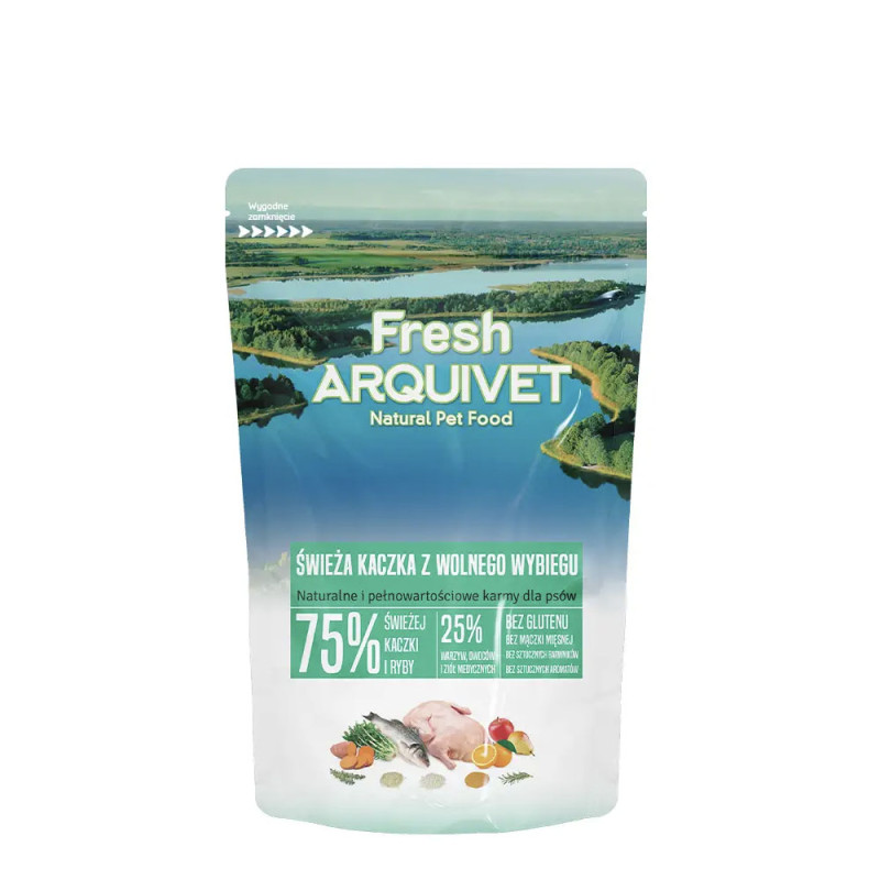 Arquivet Fresh Kaczka i Ryba Oceaniczna Półwilgotna karma dla psa 100 g