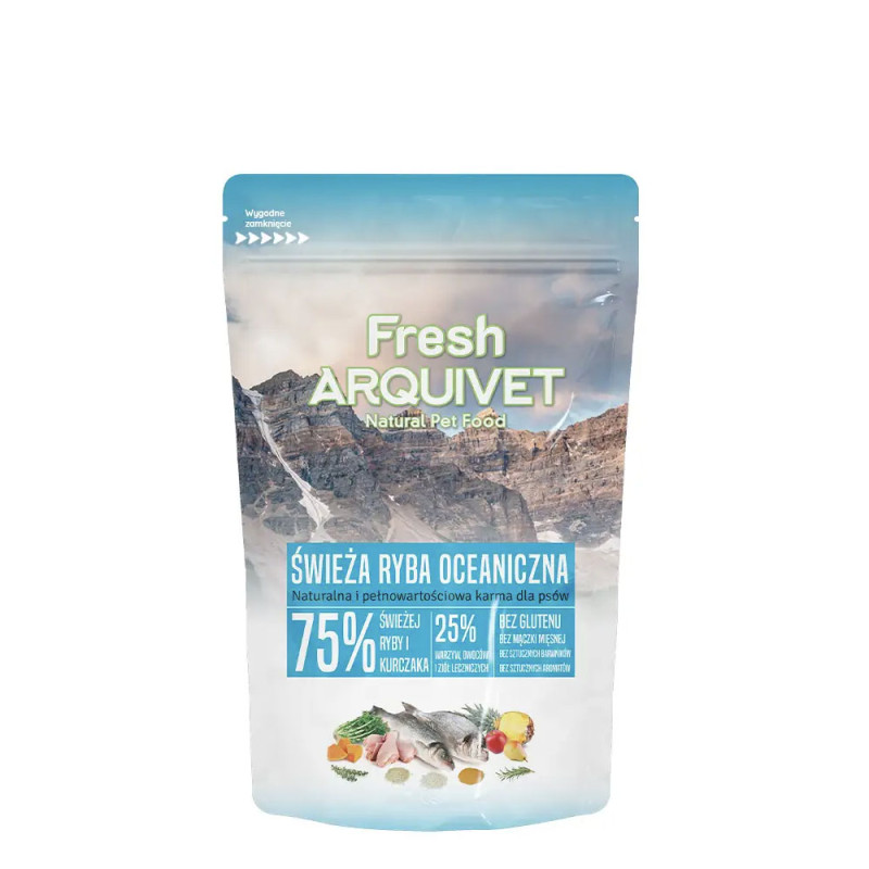 Arquivet Fresh Ryba Oceaniczna Półwilgotna karma dla psa 100g