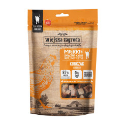 Wiejska Zagroda Kurczak miękkie przysmaki dla kota 100g