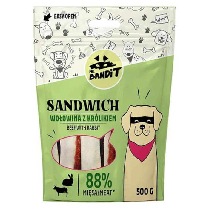 Mr. Bandit Sandwich wołowina z królikiem 500g