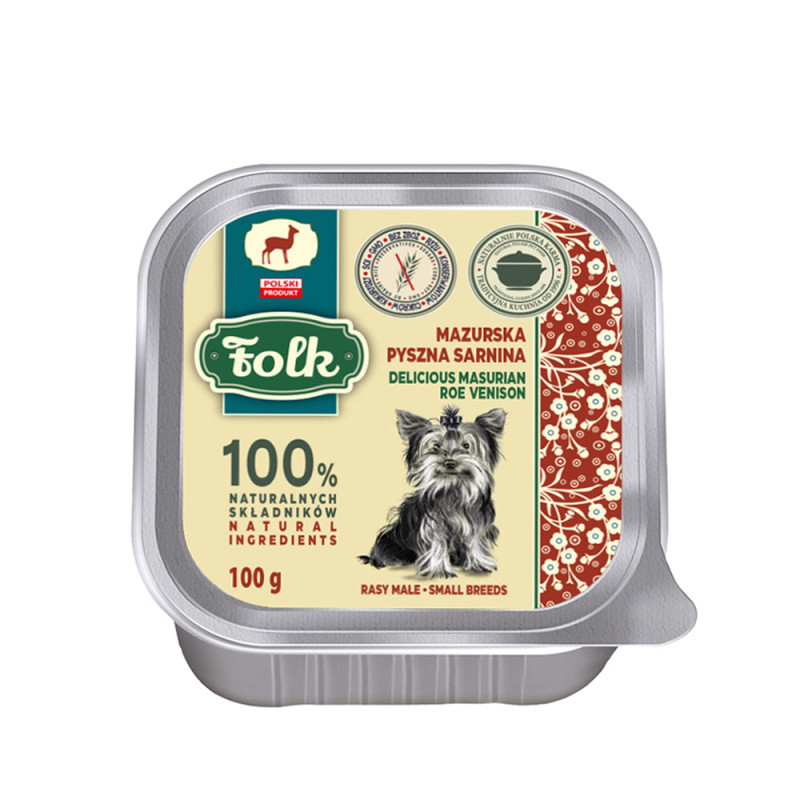 Folk Sarnina tacka karma mokra dla psa mini 100g