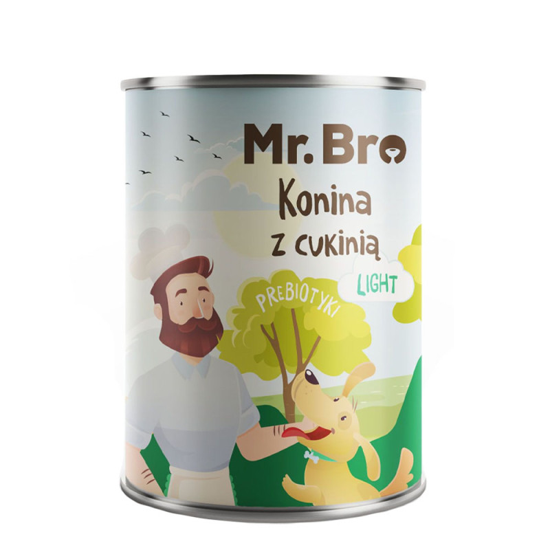 Mr. Bro LIGHT Konina z cukinią 400g