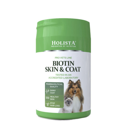 Holista Biotin Skóra i Sierść dla Psów i Kotów 200g HolistaPets