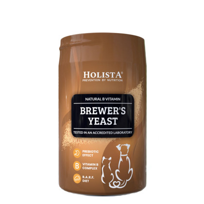 Holista Pets Drożdże browarnicze dla psów i kotów Podniesienie odporności 200g