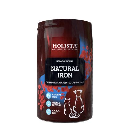 Holista Hemoglobina naturalne żelazo dla psa i kota 180g