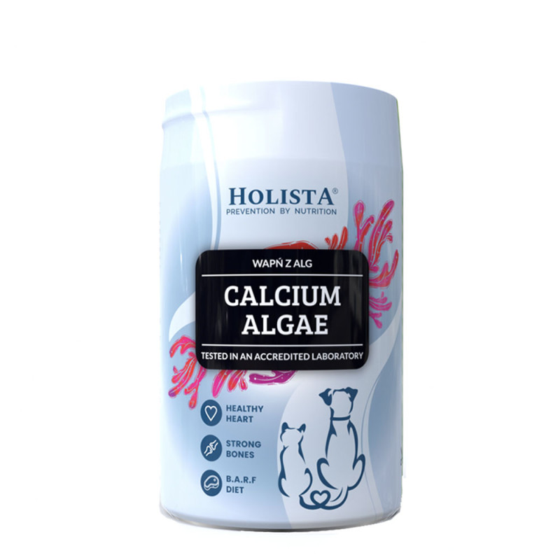 Holista Pets Wapń z alg dla psów Doskonałe uzupełnienie w diecie BARF 200g