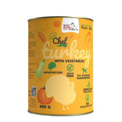 Syta Micha Indyk z warzywami karma mokra dla psa 400g