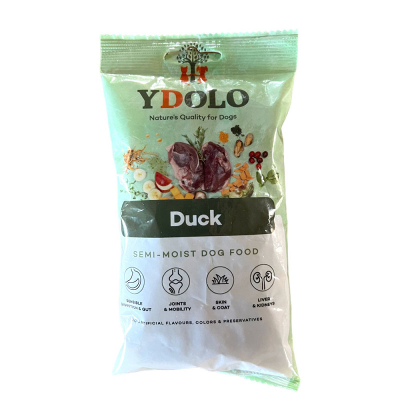 YDOLO Duck Kaczka półwilgotna karma dla psa 100g