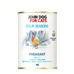 John Dog Four Seasons mokra karma dla kota bażant 400g