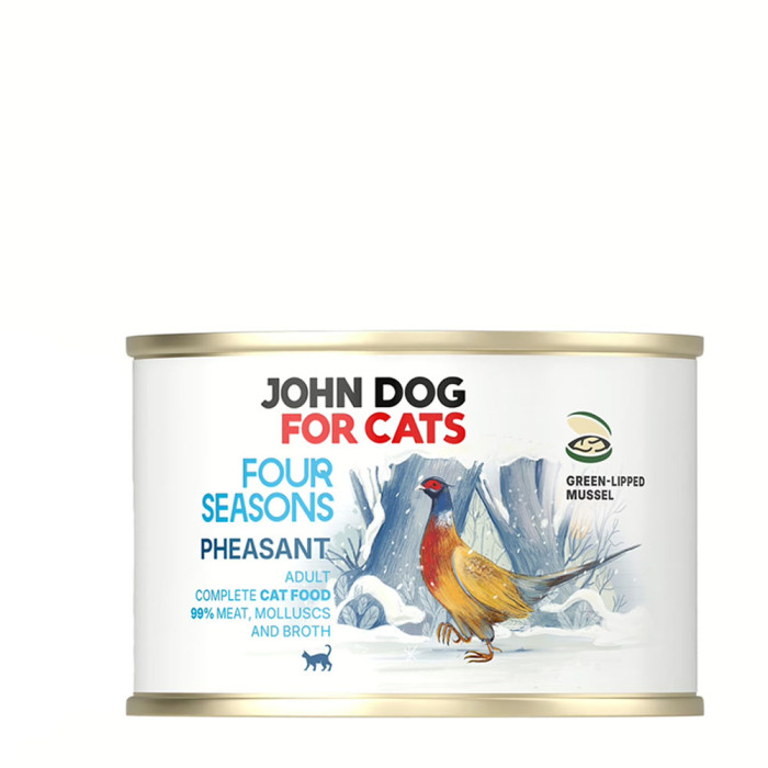 John Dog Four Seasons mokra karma dla kota bażant 185g