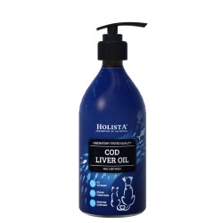 Holista Pets Olej z dorsza dla psów i kotów  Bogaty w witaminę A i D produkt 500ml