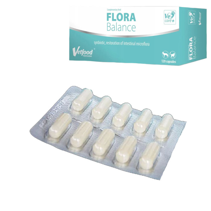 Vetfood Flora Balance 1 blister (10 kapsułek)