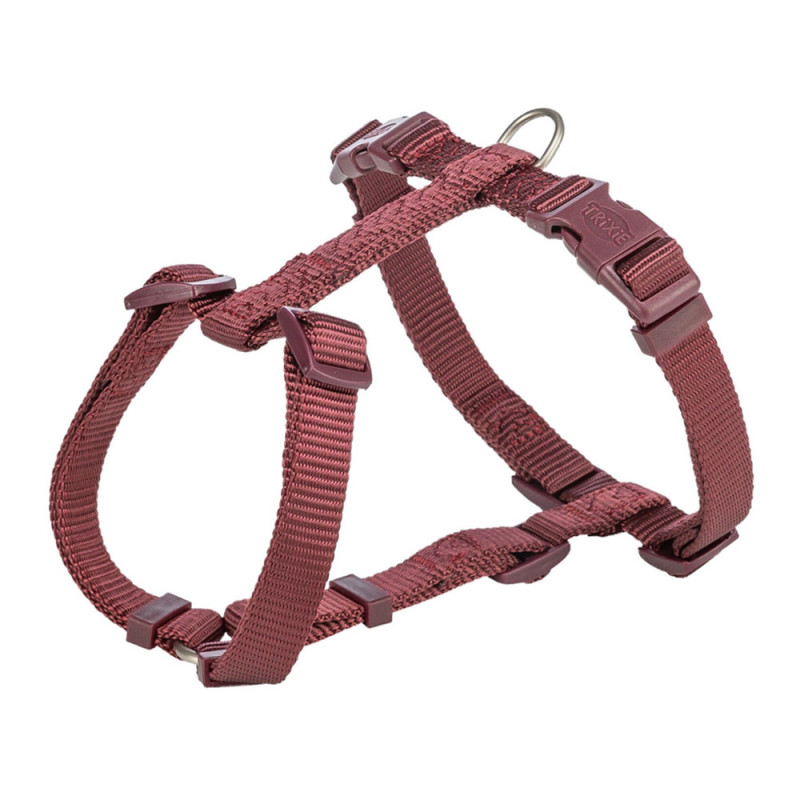 Trixie Premium Szelki typu H bordowe XXS-XS, 20-32 cm