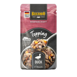 Belcando Mastercraft Topping Polewa do suchej karmy dla psów kaczka z batatami 100g