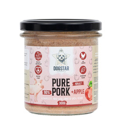 Dogstar Pure Wieprzowina z jabłkiem mokra karma dla psa 300g
