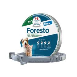 Elanco Foresto Obroża przeciw pchłom i kleszczom dla psów i kotów poniżej 8 kg