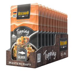 Belcando Mastercraft Topping Polewa do suchej karmy dla psów łosoś z brokułami 100g