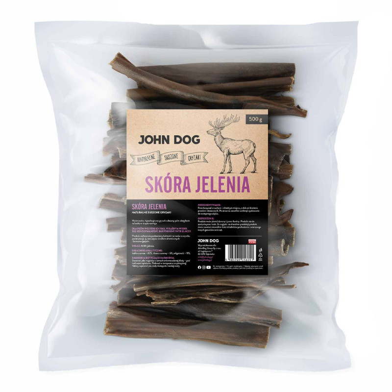 John Dog Skóra jelenia 500g