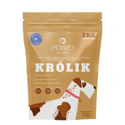 Perro Gourmet Królik Karma tłoczona na zimno, rasy średnie i duże 1kg