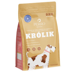 Perro Gourmet Królik Karma tłoczona na zimno, rasy średnie i duże 9kg