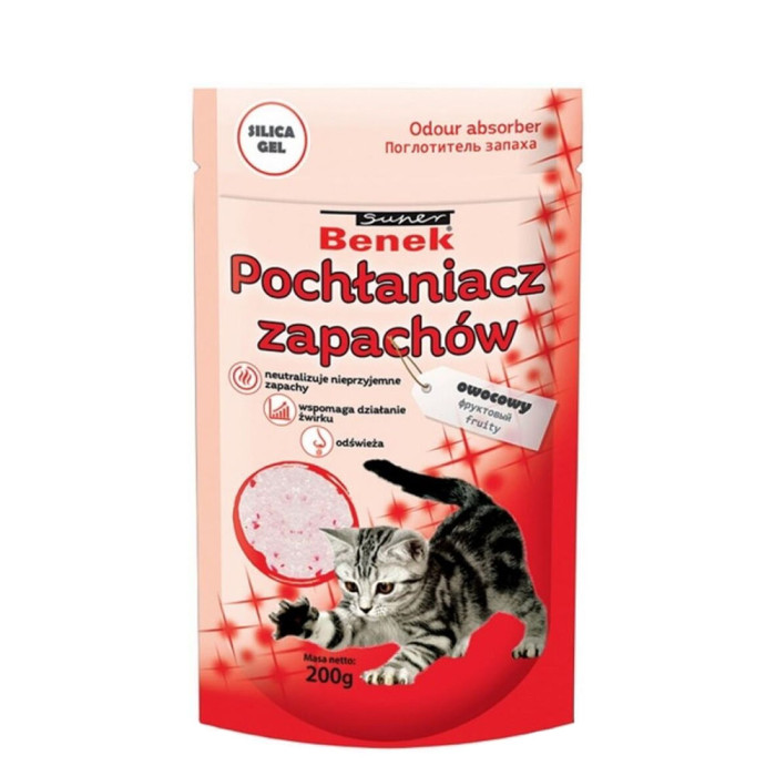 Benek Pochłaniacz zapachów do kuwety Owocowy 200g