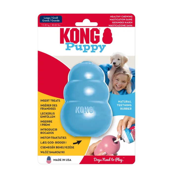 Kong Puppy rozmiar L niebieski