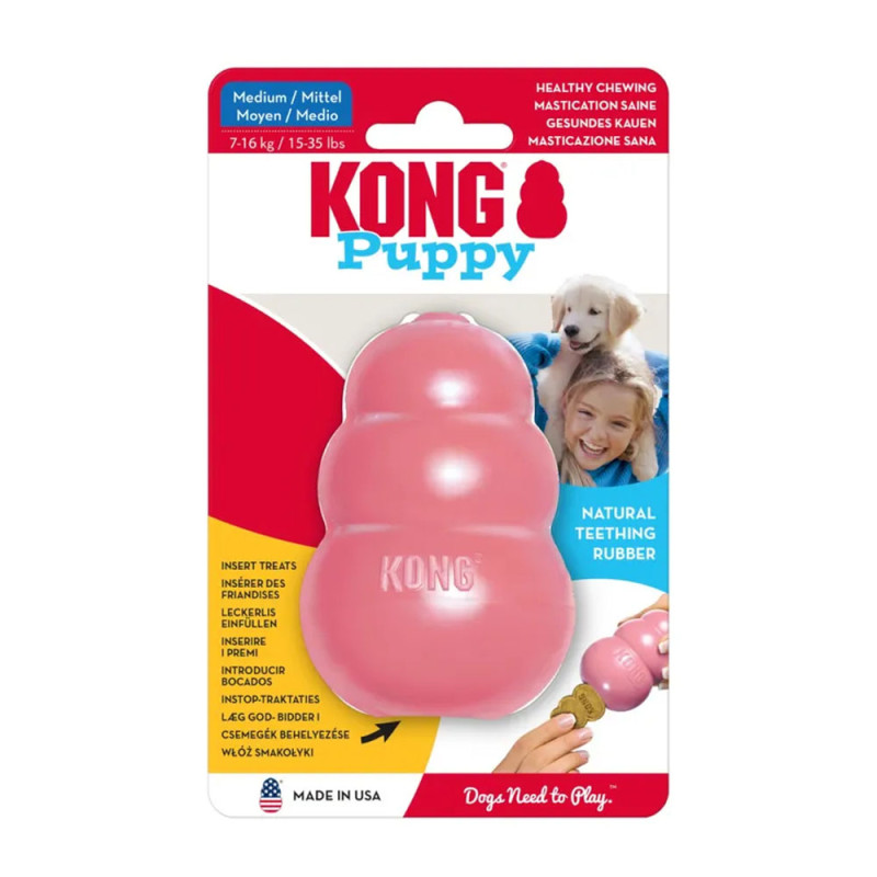 Kong Puppy rozmiar M różowy