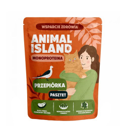 Animal Island Monoproteinowa Przepiórka mokra karma dla kota 100g