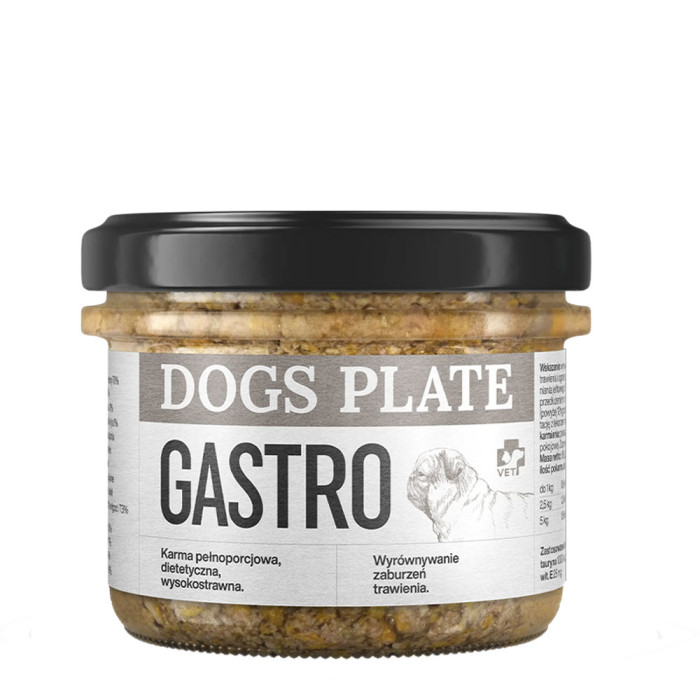 Dogs Plate Vet Gastro karma mokra dla psa 180g