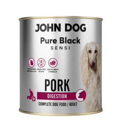 John Dog Pure Black Sensi Digestion Wieprzowina pies 800g