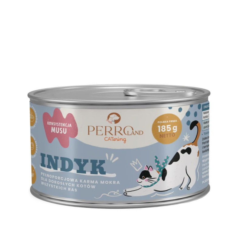 Perro CATering  INDYK 185g - karma mokra dla kota