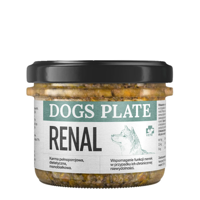 Dogs Plate Vet Renal z Jagnięciną 180g