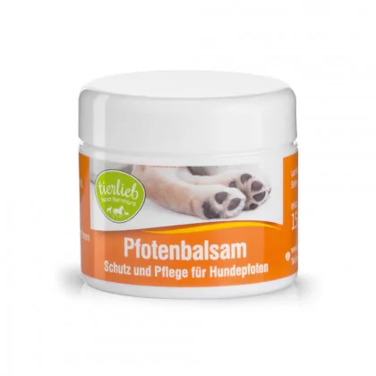 Sanct Bernhard Tierlieb Balsam do łap dla psów kojąca pielęgnacja przez cały rok produkt 15ml